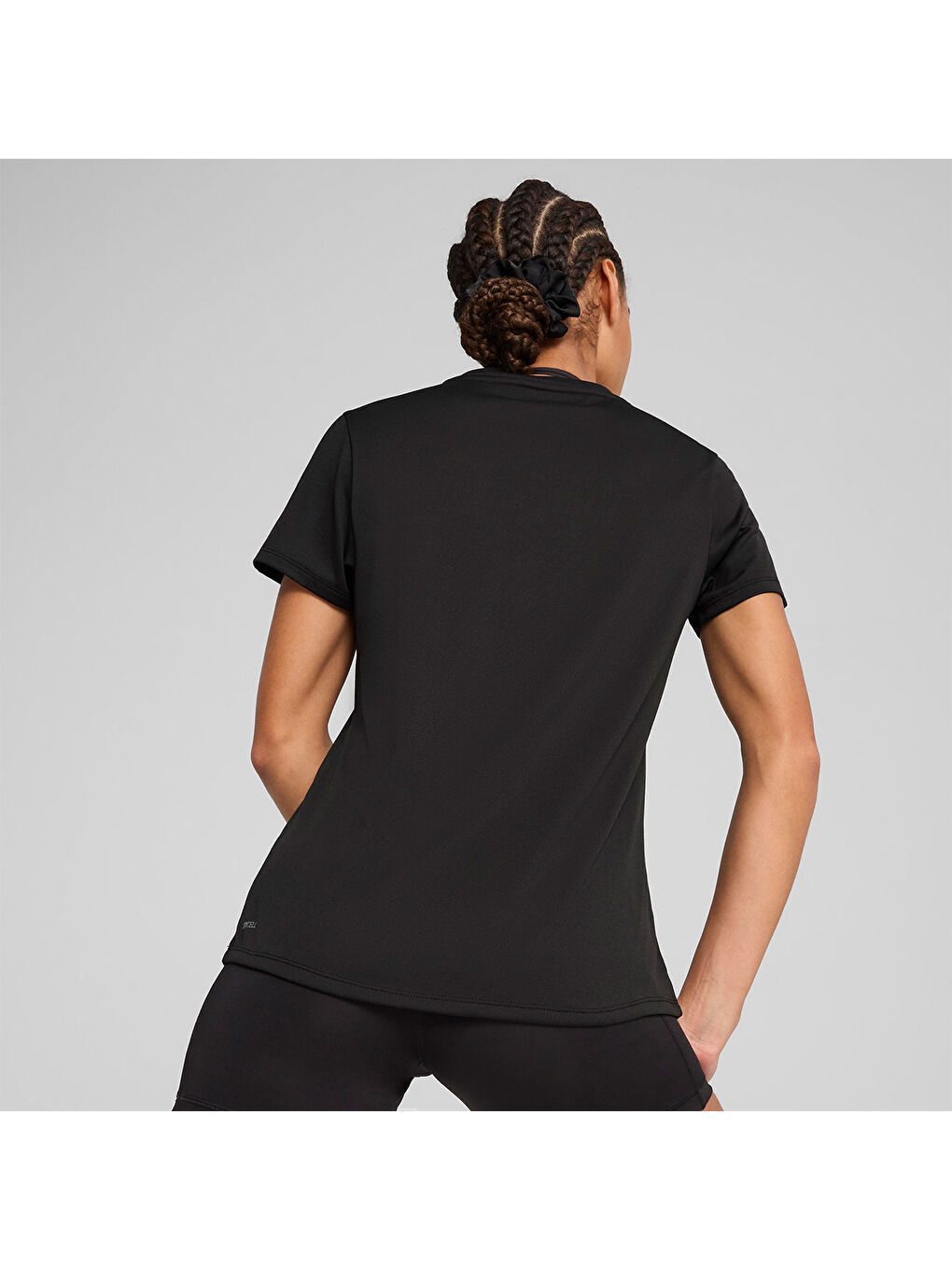 Tad Essentials Kadın Siyah Tişört-1