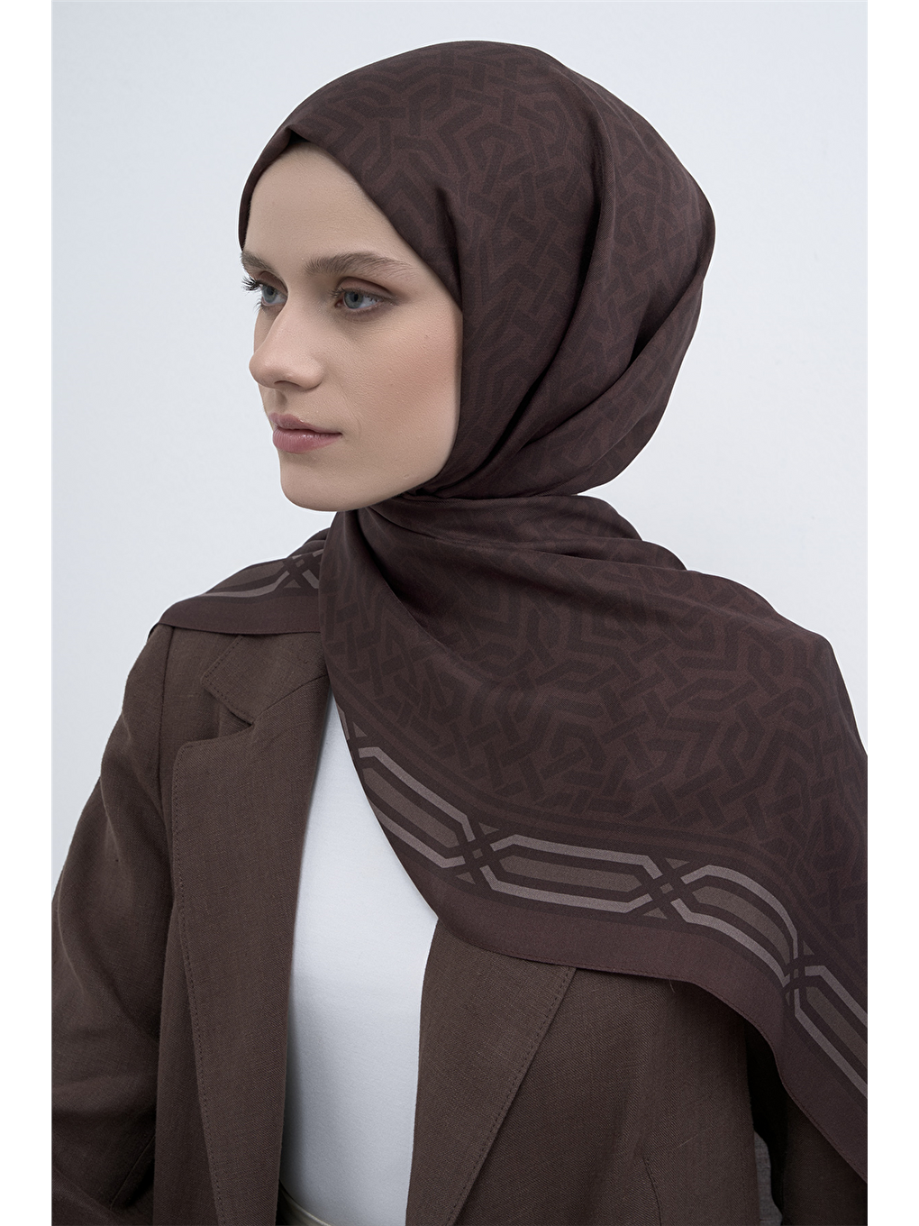 Kahverengi Pure Şal 3112 18-3