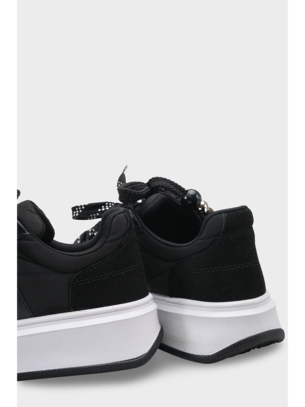 Siyah Kadın Sneaker Spor Ayakkabı-3