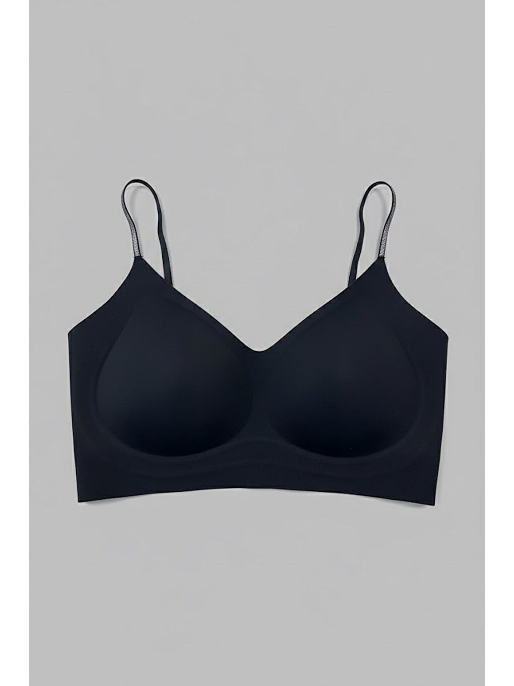 Balensiz Dikişsiz Lazer İp Askılı Pedli Sütyen C26235 Siyah