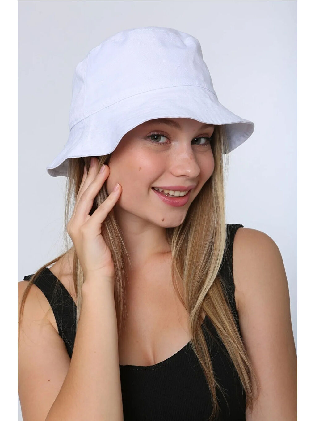 Pamuk Bucket Şapka RŞ-110 Beyaz-2