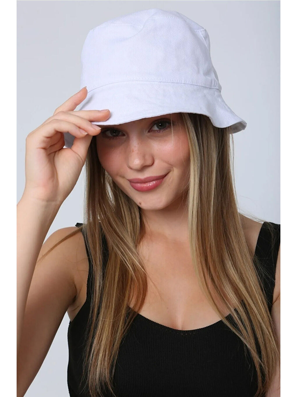 Pamuk Bucket Şapka RŞ-110 Beyaz-3