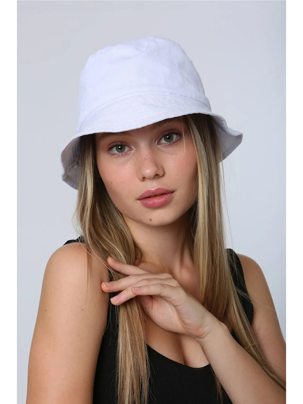 Pamuk Bucket Şapka RŞ-110 Beyaz-4