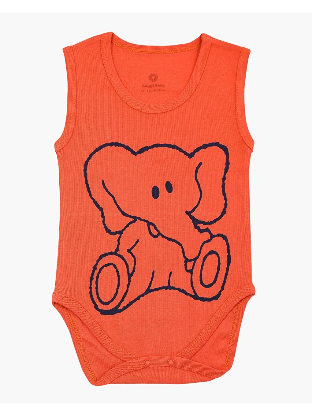 Mavi Bisiklet Yaka Erkek Bebek Atlet Çıtçıtlı Body 3'lü-3