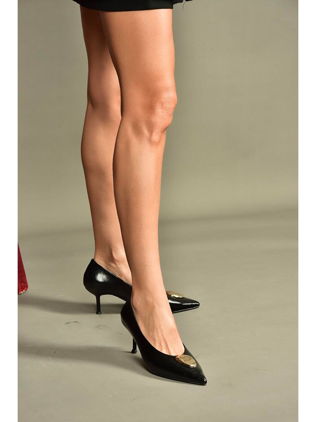 Siyah Kadın Topuklu Ayakkabı V820621760-2