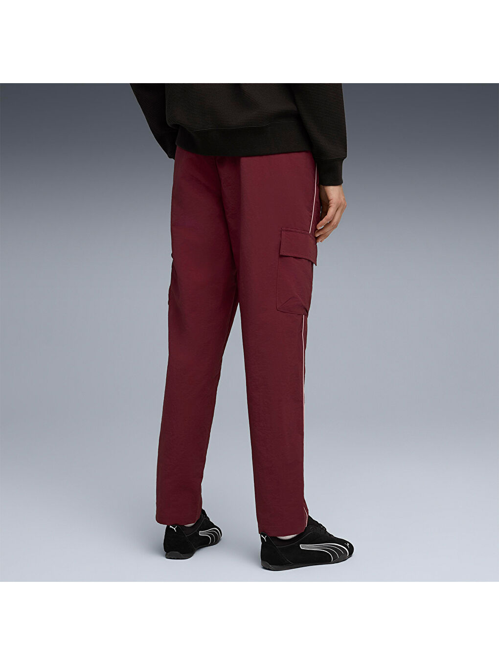 Short Woven Kadın Bordo Pantolon-1