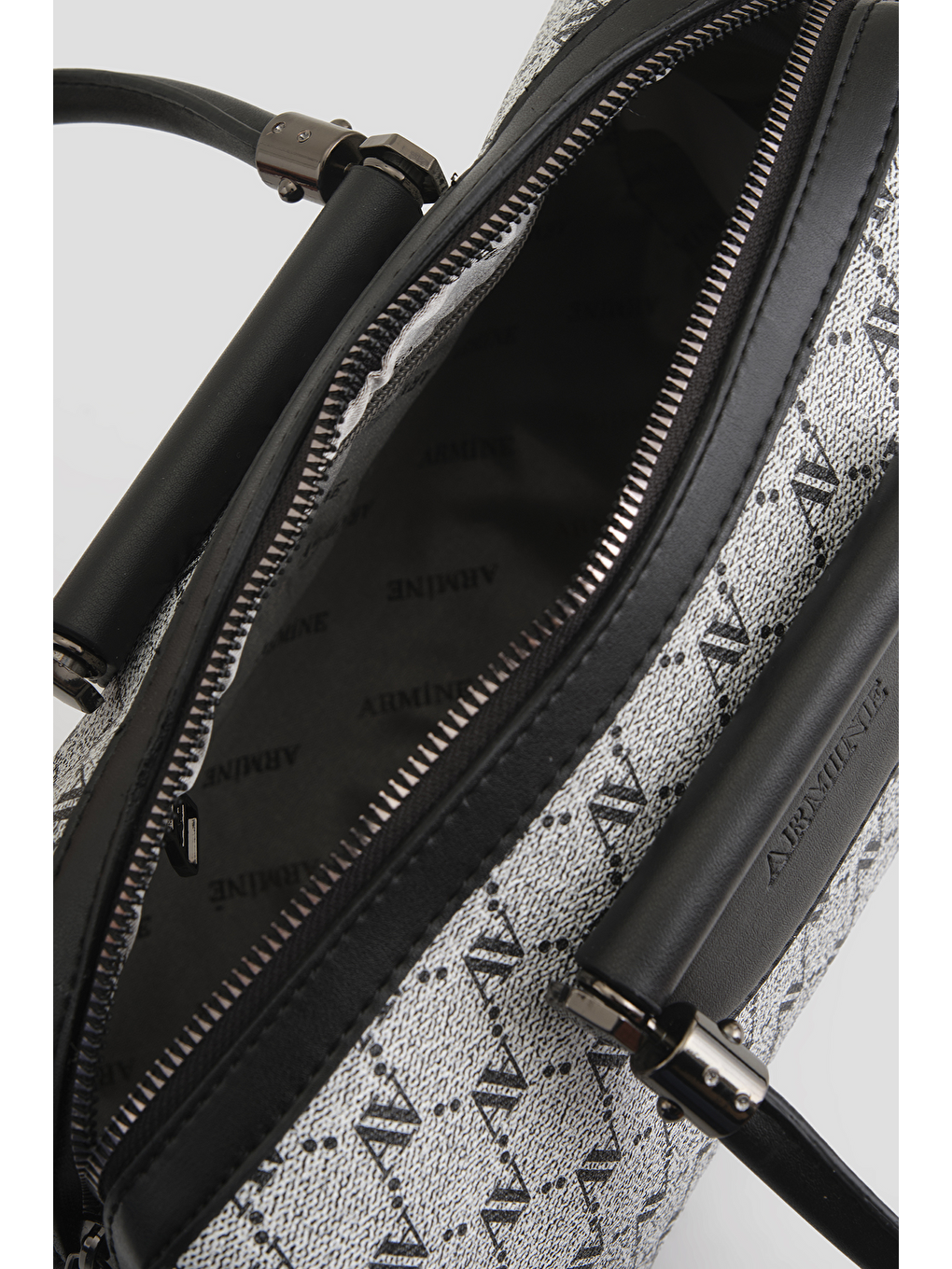 Noktalı Çanta Gri-3