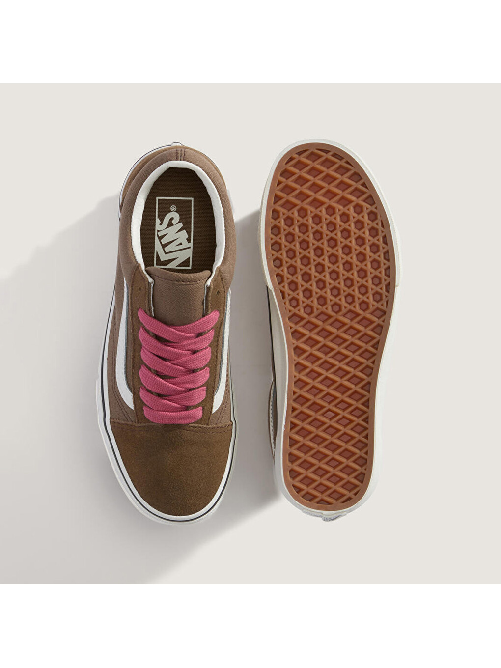 Old Skool Kadın Kahverengi Sneaker-3