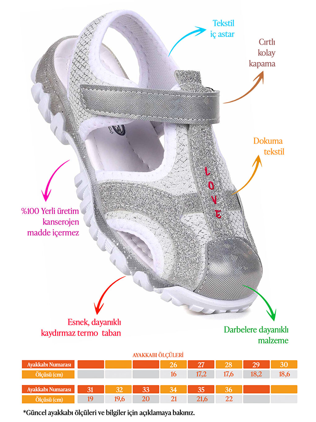 Beyaz Marsa Cırtlı Kız Çocuk Sandalet-1