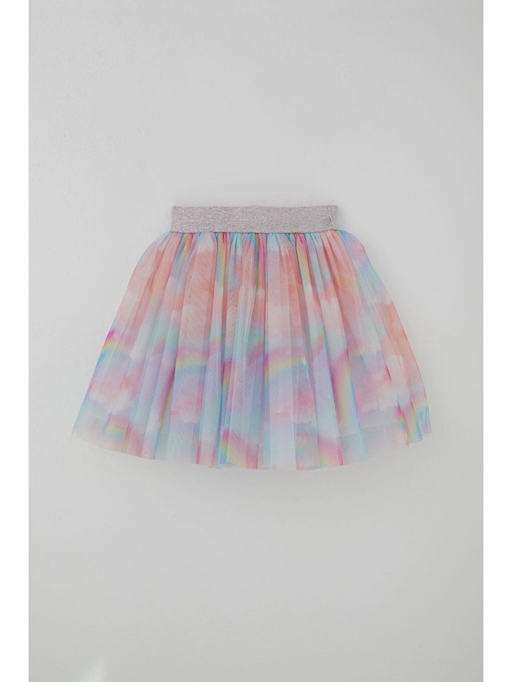 Kız Çocuk Tütü Etek Gökyüzü Temalı Desenli Karışık Renk (5-10 Yaş)-3