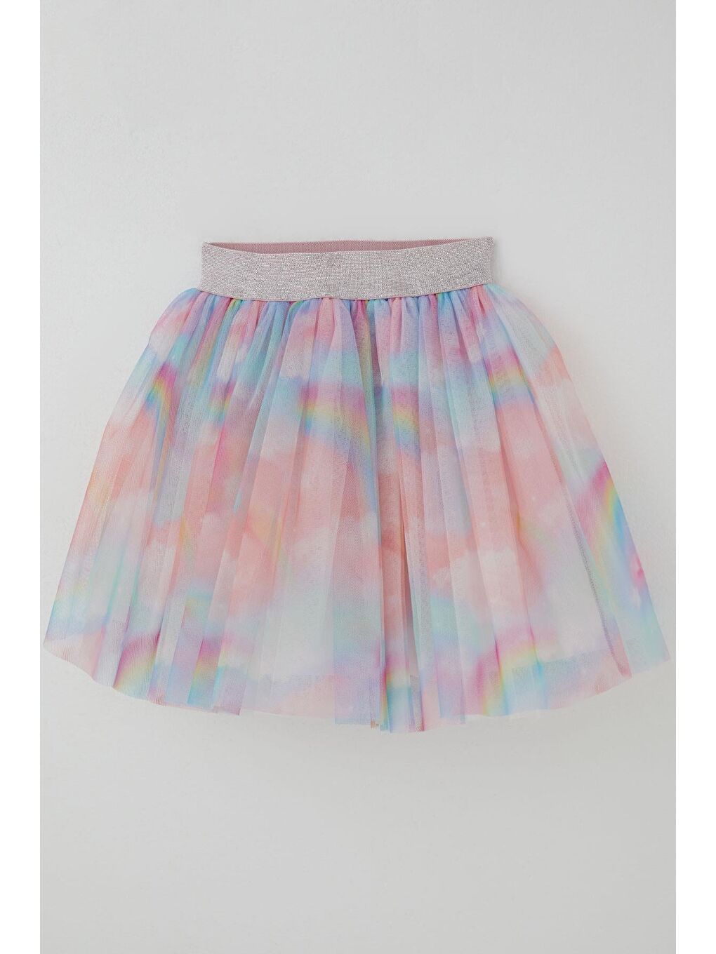 Kız Çocuk Tütü Etek Gökyüzü Temalı Desenli Karışık Renk (5-10 Yaş)-4