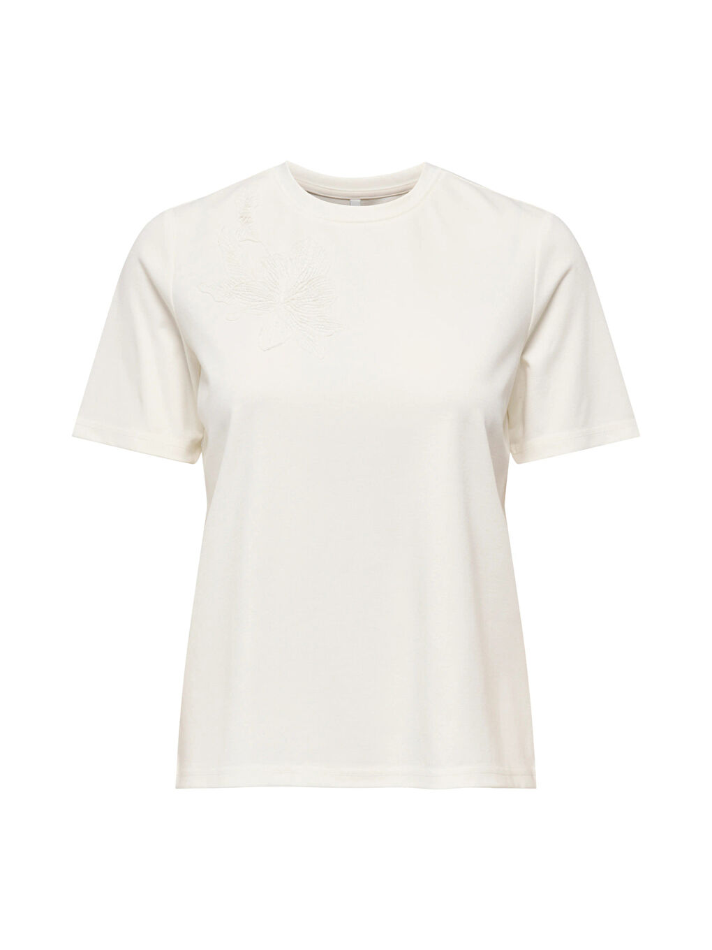Ekru Onlsophia Regular Fit Bisiklet Yaka T Shirt 15368560-5