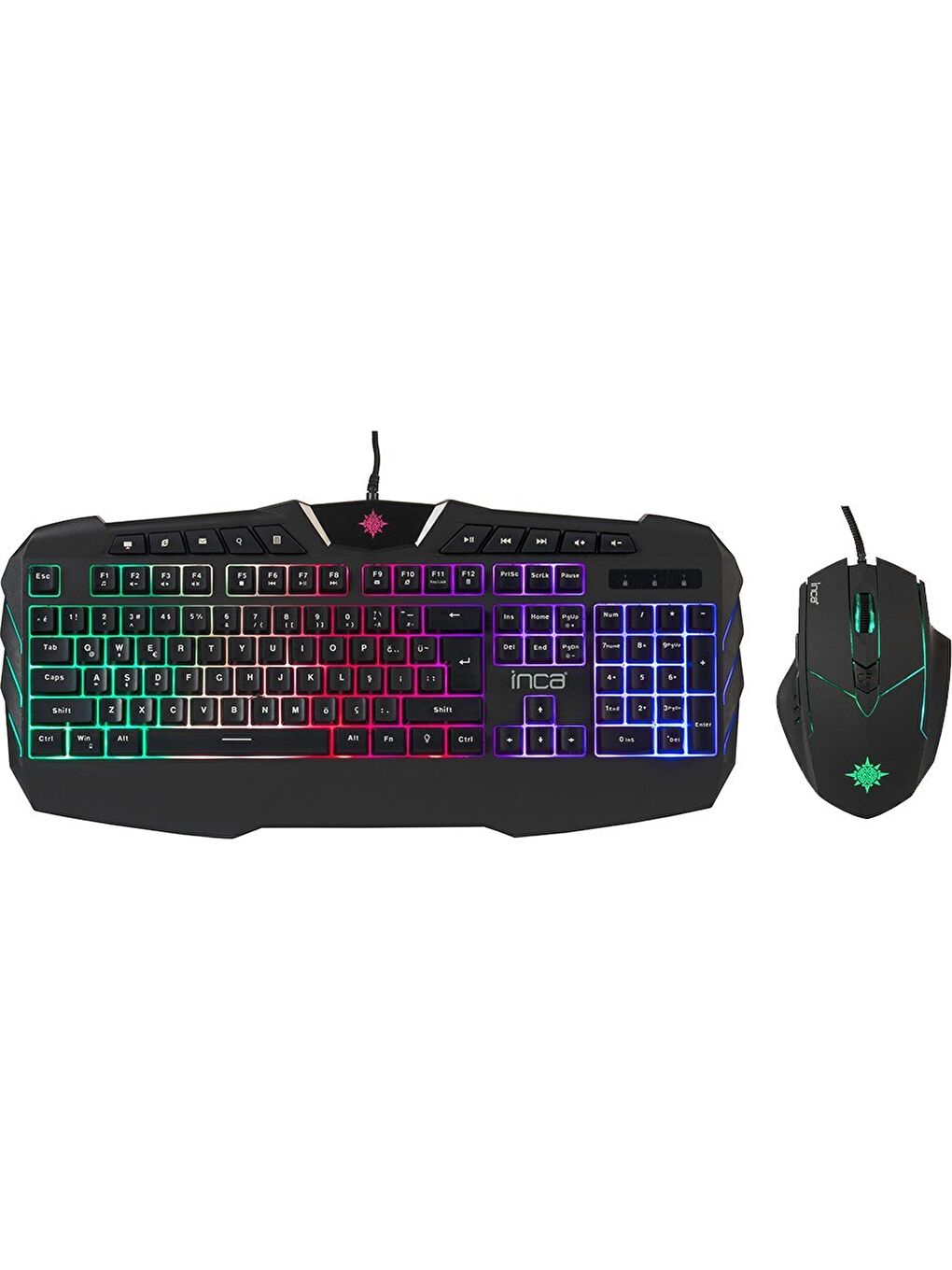 Ruthless IKG-310 Rainbow Effect Oyuncu Gaming Klavye + Mouse Seti-2