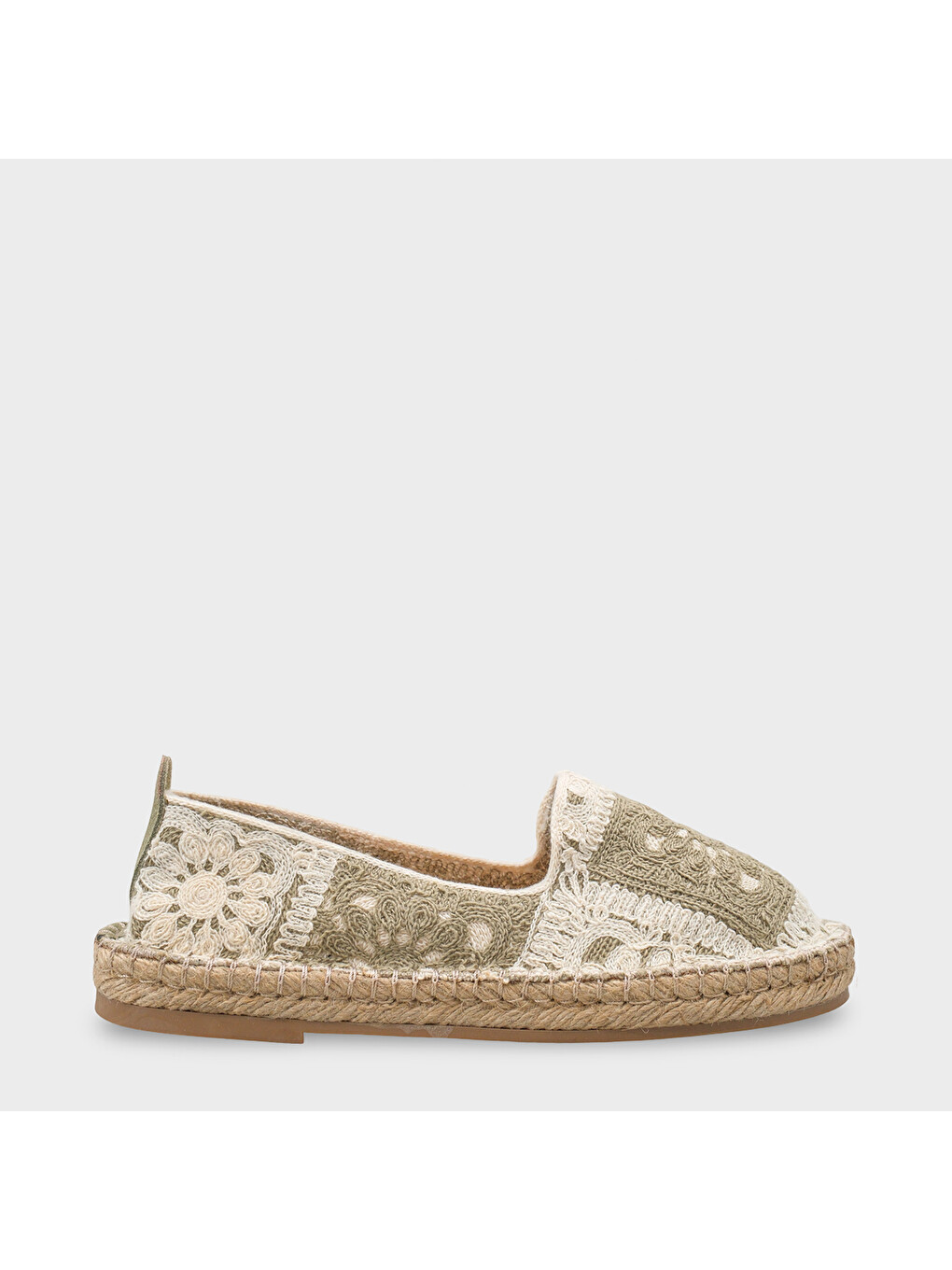 Yeşil Vera Örgü Kadın Espadril