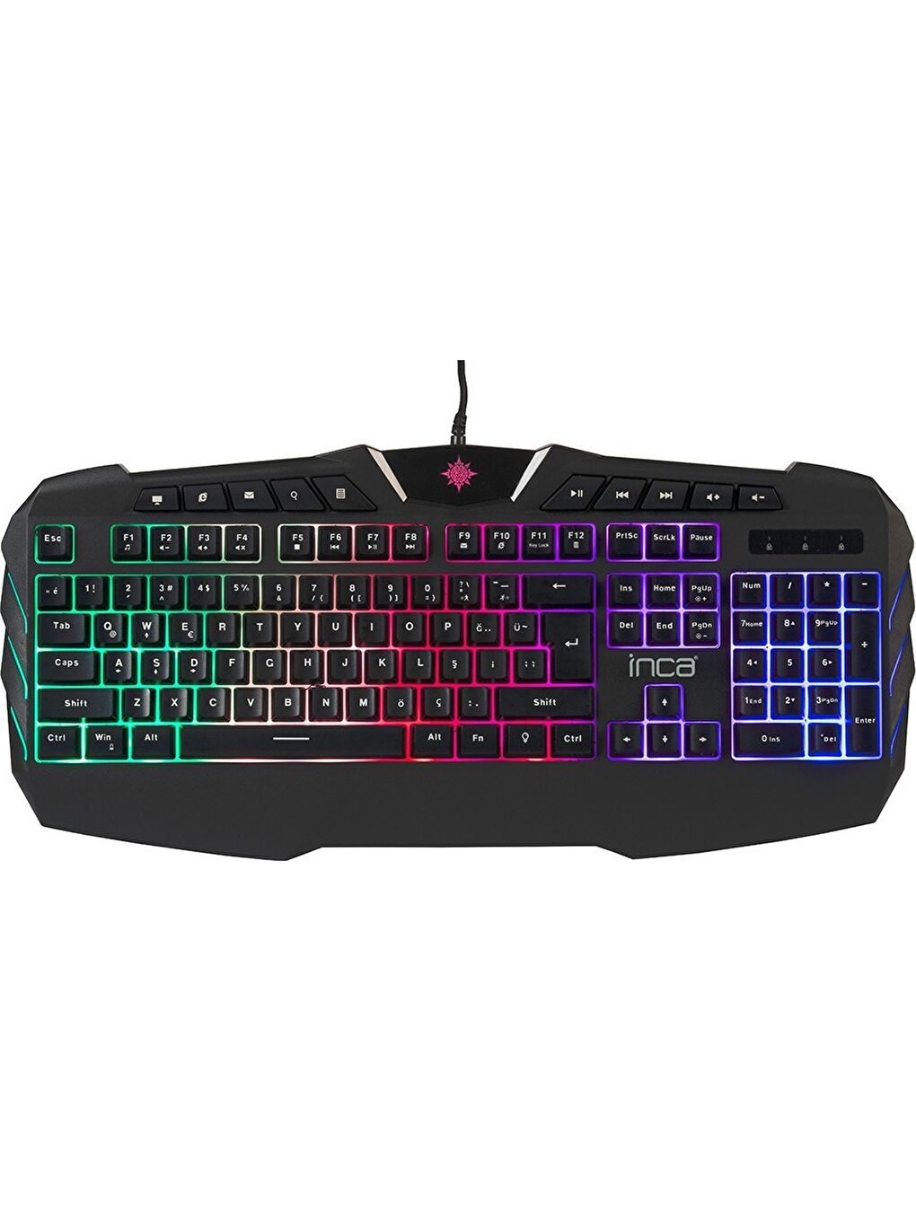 Ruthless IKG-310 Rainbow Effect Oyuncu Gaming Klavye + Mouse Seti-4