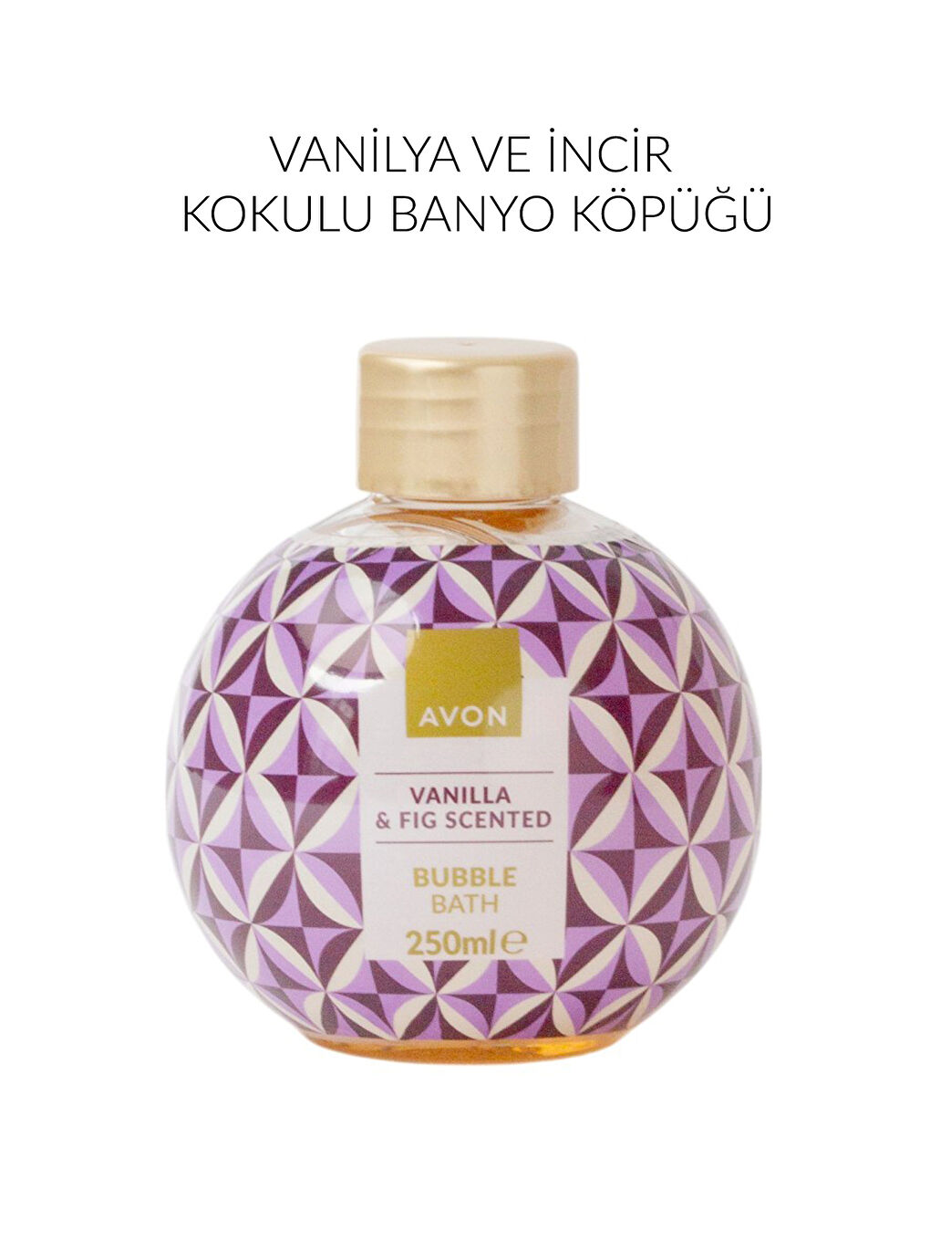 AVON Vanilla & Fig Vanilya ve İncir Kokulu Banyo Köpüğü 250 Ml. - 1