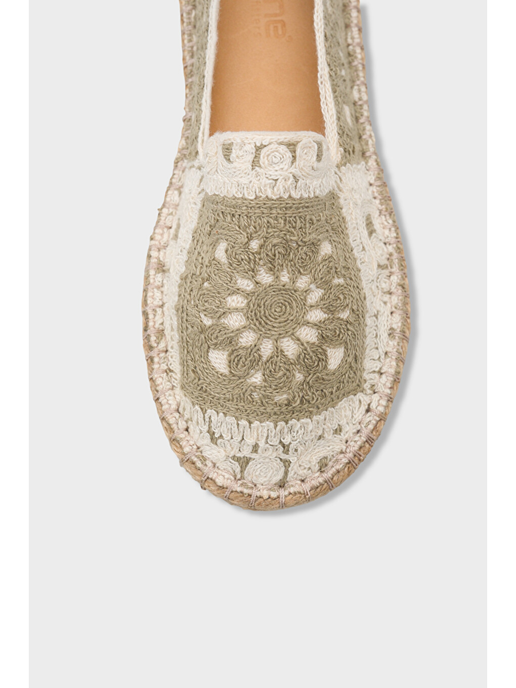 Yeşil Vera Örgü Kadın Espadril-2