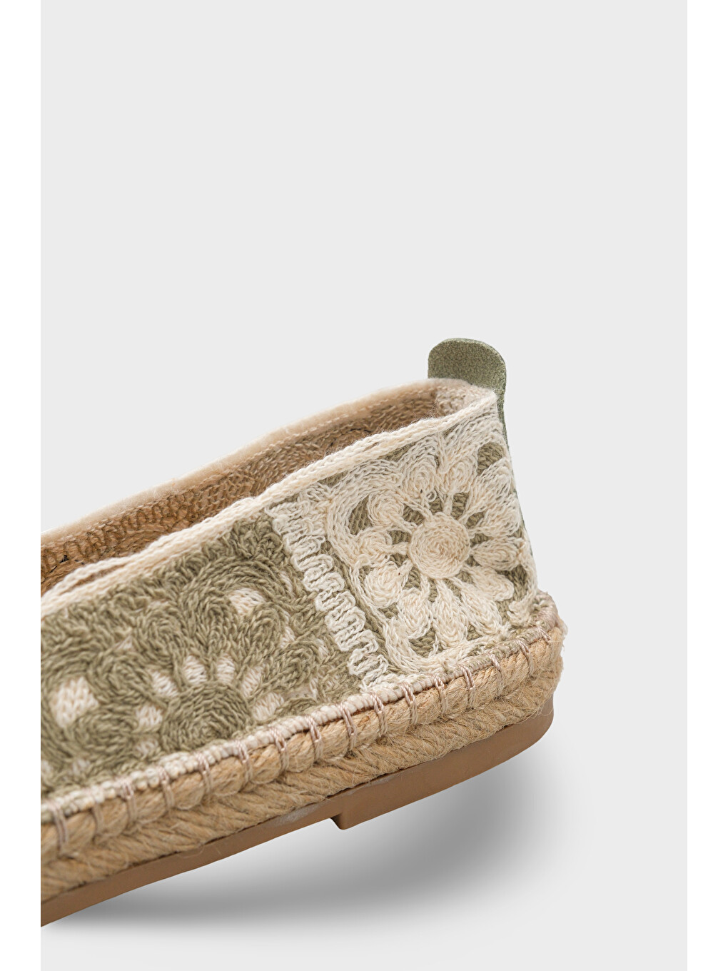 Yeşil Vera Örgü Kadın Espadril-3