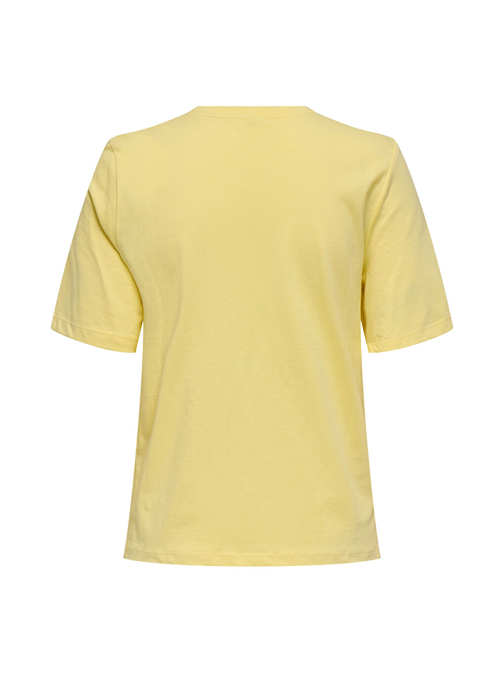 Sarı Onlmoody Pamuklu Regular Fit Bisiklet Yaka T Shirt 15343277-1