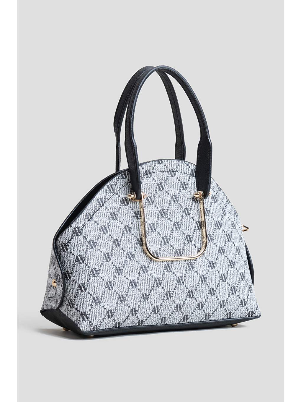 Noktalı Çanta Gri-2