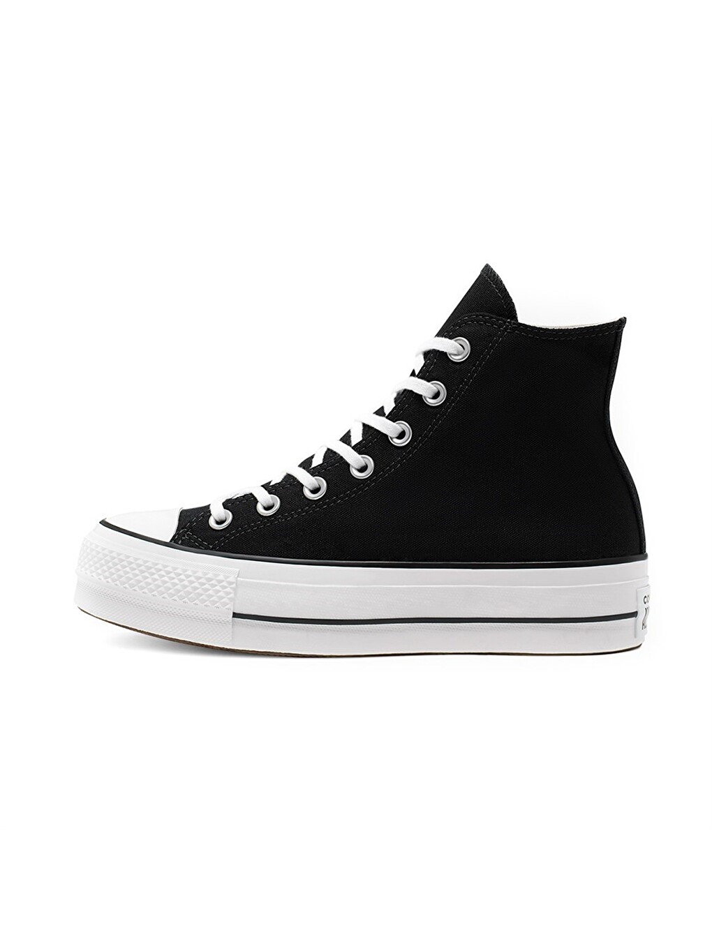 Chuck Taylor All Star Platform Kadın Siyah Bilekli Sneaker