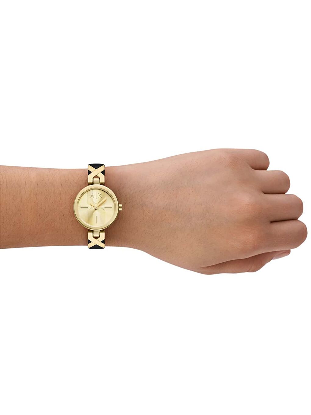 Sarı AX5833 Kadın Kol Saati-3