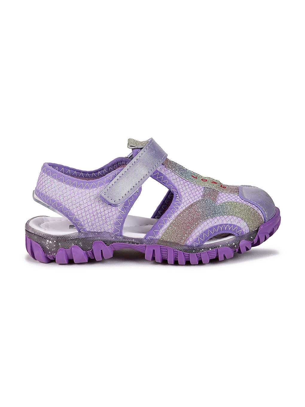 Lila Marsa Cırtlı Kız Çocuk Sandalet-3