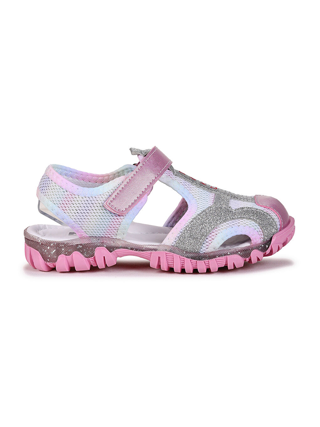 Pembe Marsa Cırtlı Kız Çocuk Sandalet-3