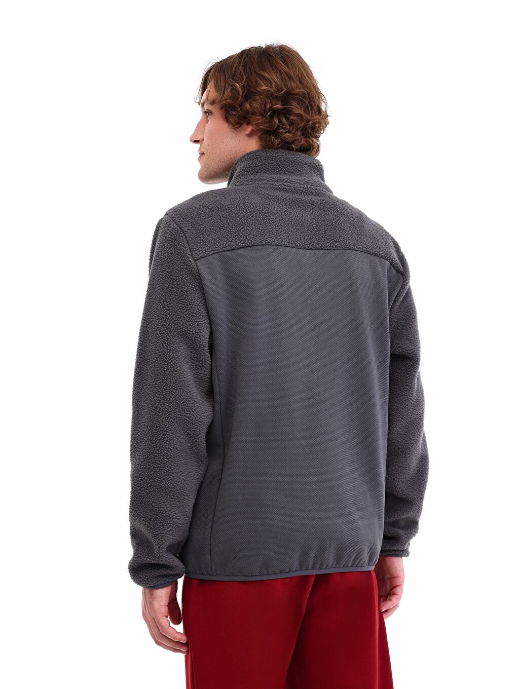 Gri ML BRITS 7GTHT056 5PR Antrasit Erkek Polar-1