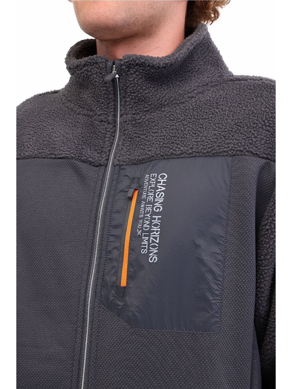 Gri ML BRITS 7GTHT056 5PR Antrasit Erkek Polar-3