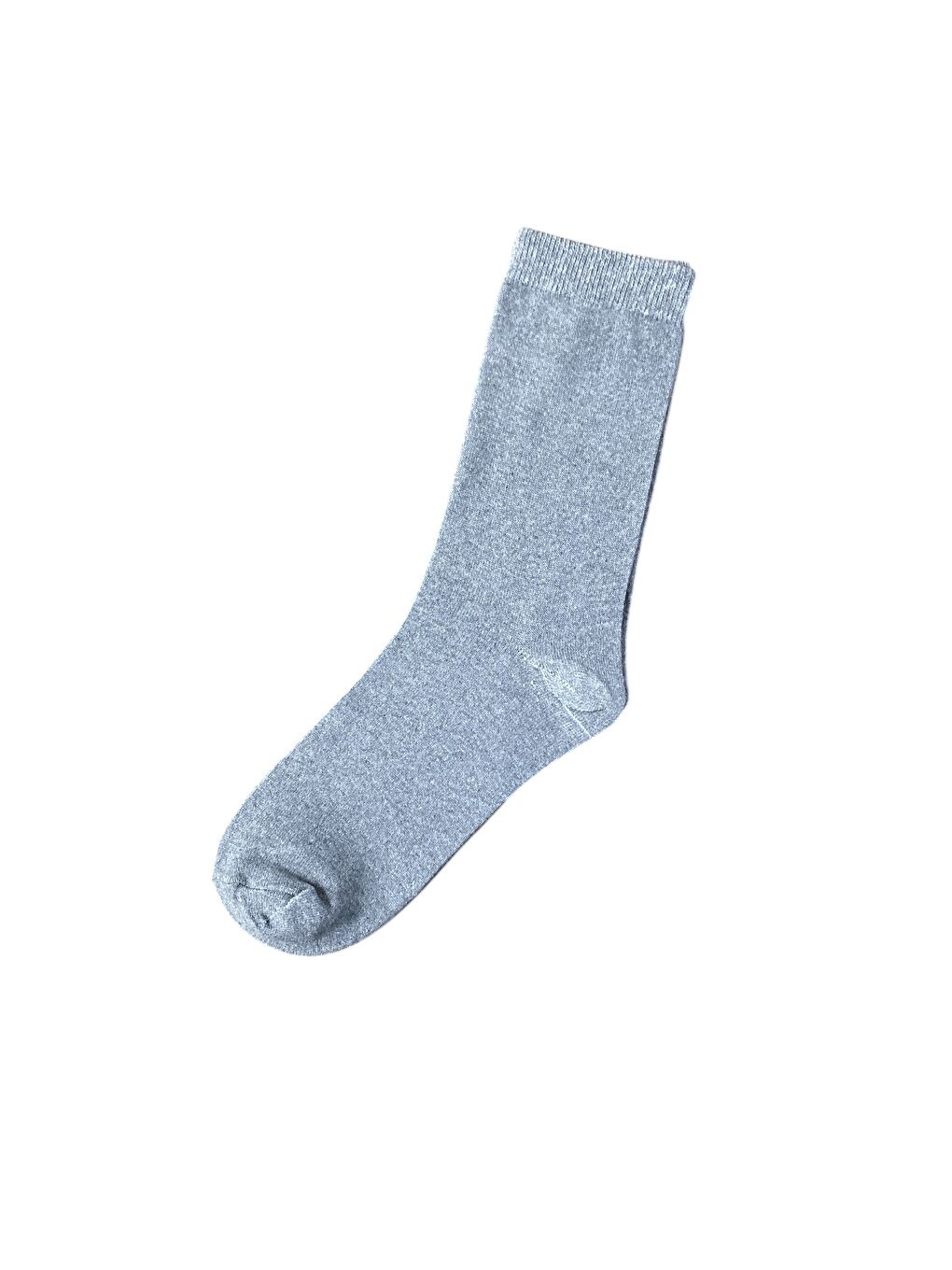 12'li Kadın Karışık Pamuklu Yumuşak Nefes Alabilen Dayanıklı Soket Çorap-3