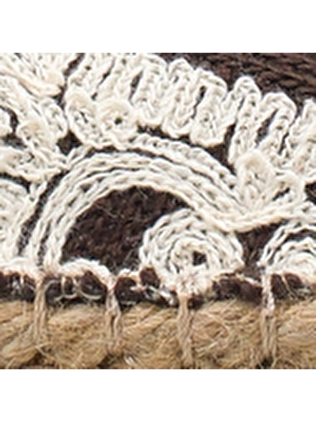 Kahverengi Vera Örgü Kadın Espadril-6