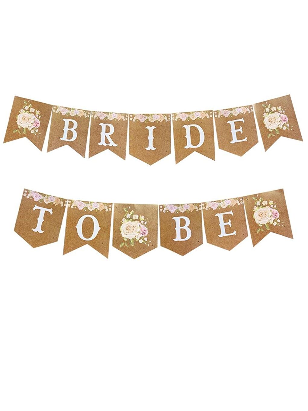 Kahverengi Bride To Be Uzar Yazı Bekarlığa Veda Parti Süsü-1