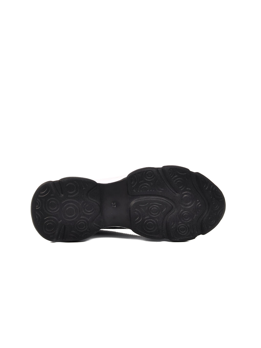 Siyah Taşlı Kadın Sneaker 6080 Z-4