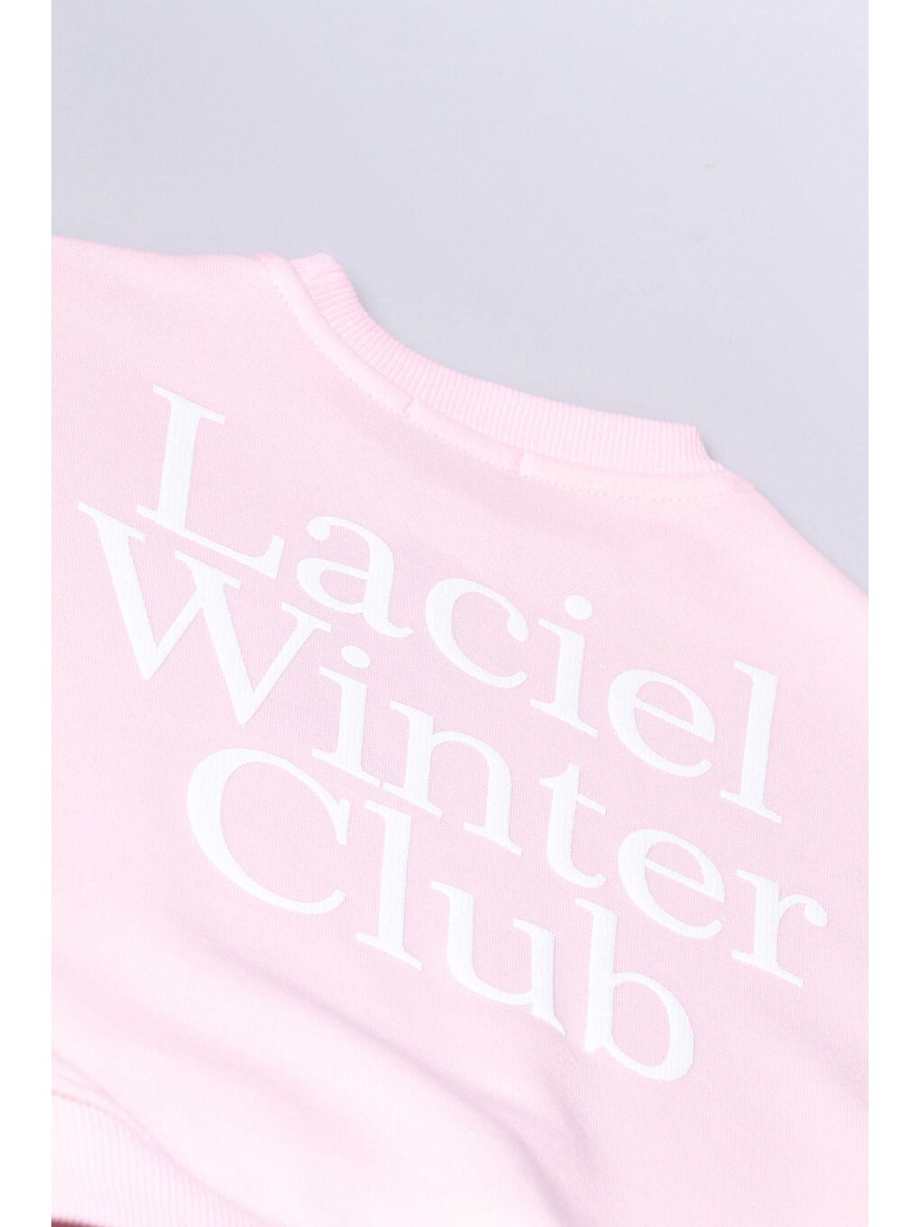 Kız Çocuk Pamuklu Pembe Sweatshirt Eşofman Alt-Üst Takım-3