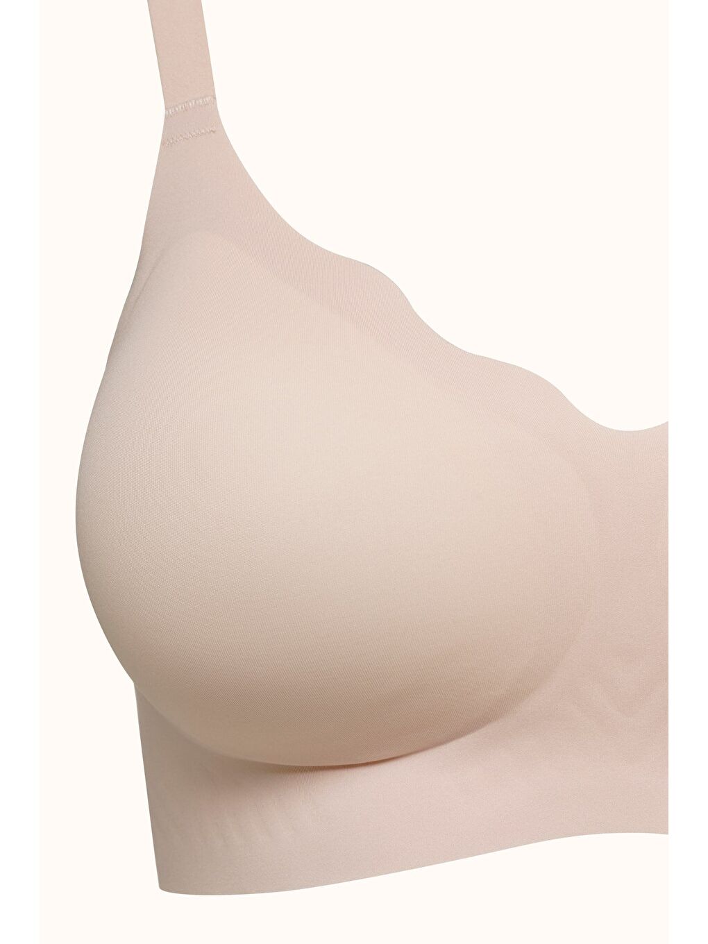 Balensiz Dikişsiz Lazer Kesim Pedli Sütyen Cc418 Pembe-1