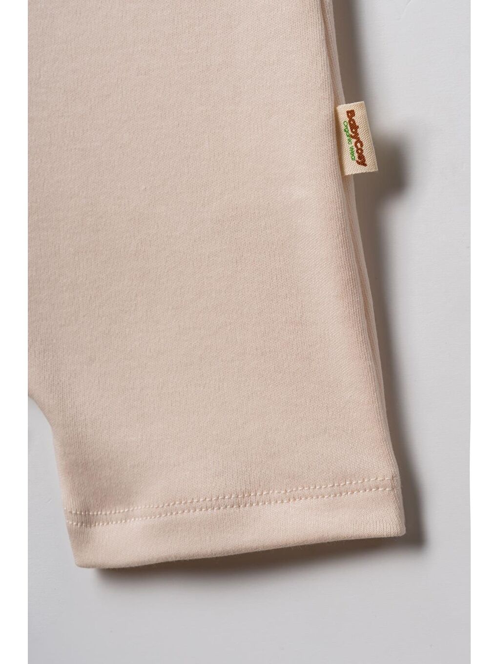 Ekru Bebek Şort Kollu Tulum, %100 Organik Pamuk, Bebek ve Yenidoğan Serisi - CSY8211-2