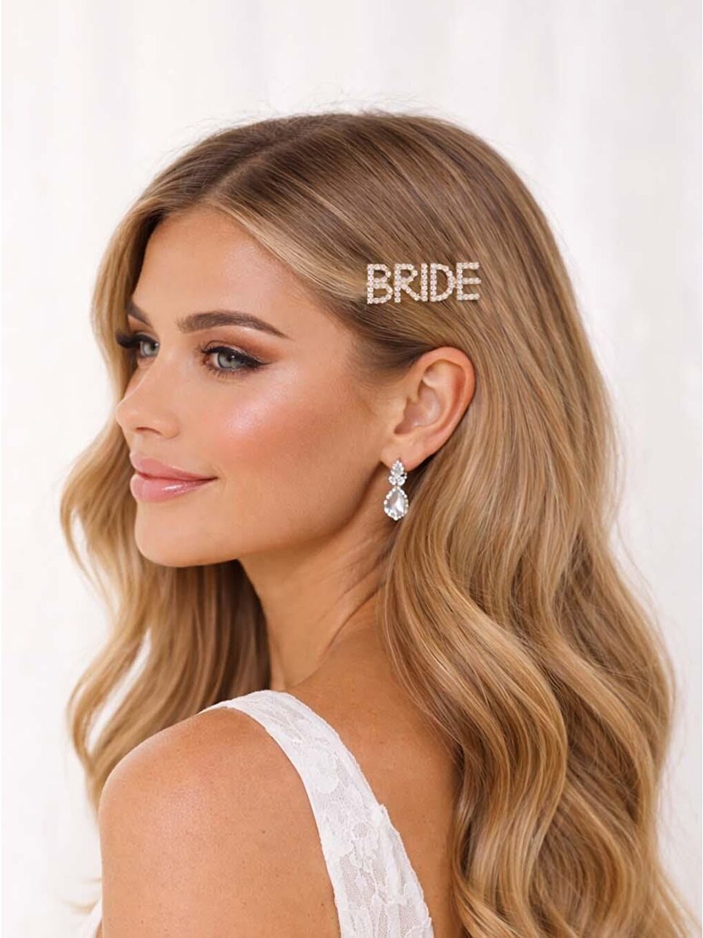 Sarı Bekarlığa Veda Partisi Altın Taşlı BRIDE Gelin Tokası