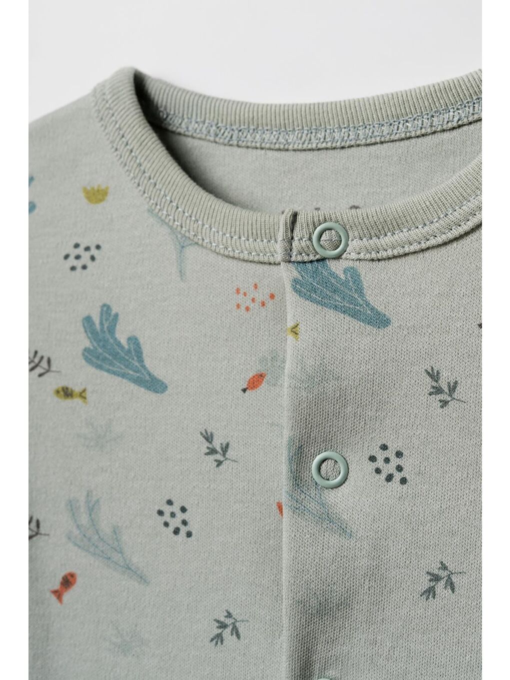 Ekru Bebek Şort Kollu Tulum, %100 Organik Pamuk, Bebek ve Yenidoğan Serisi - CSY8211-4