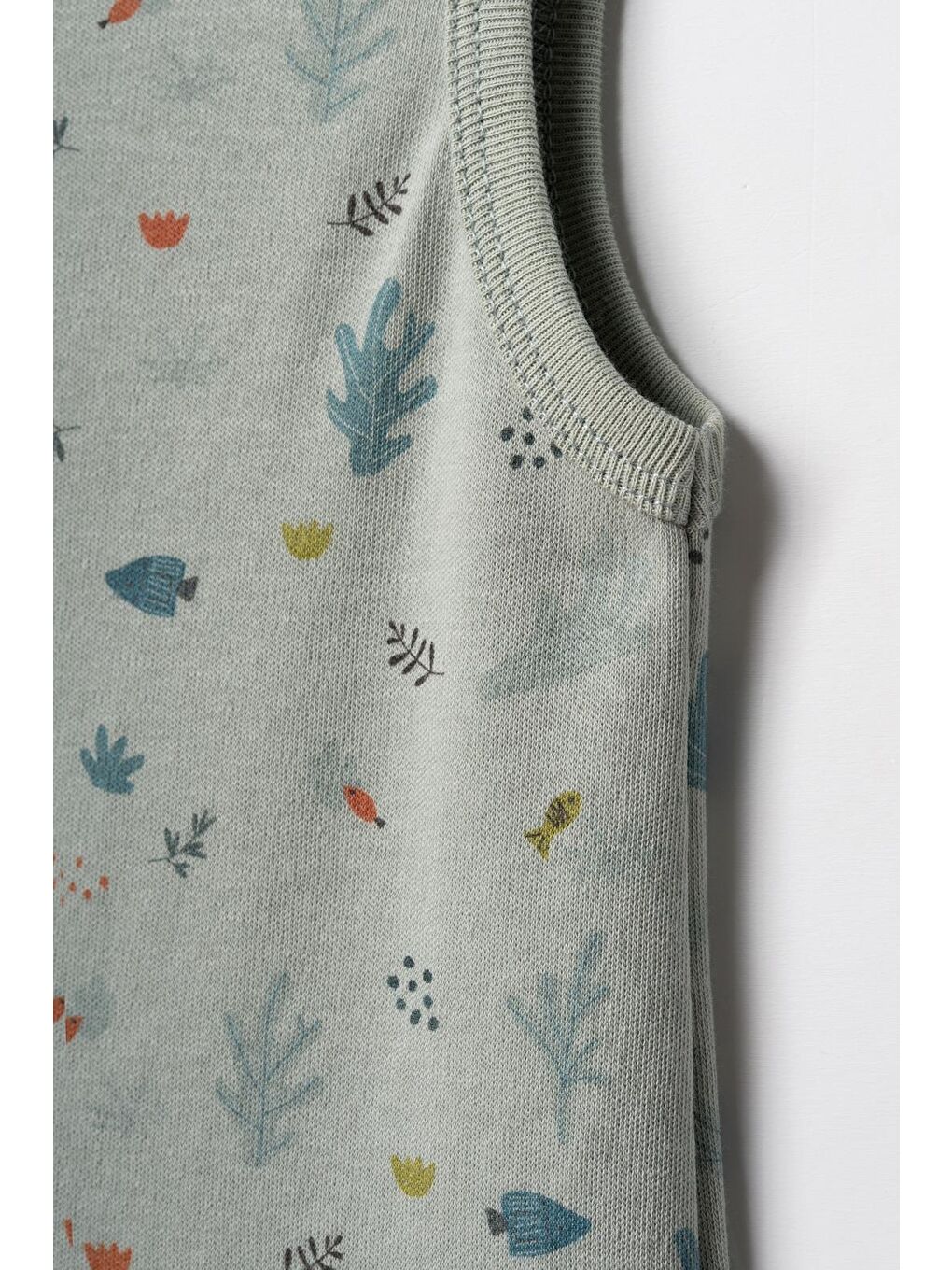 Ekru Bebek Şort Kollu Tulum, %100 Organik Pamuk, Bebek ve Yenidoğan Serisi - CSY8211-5