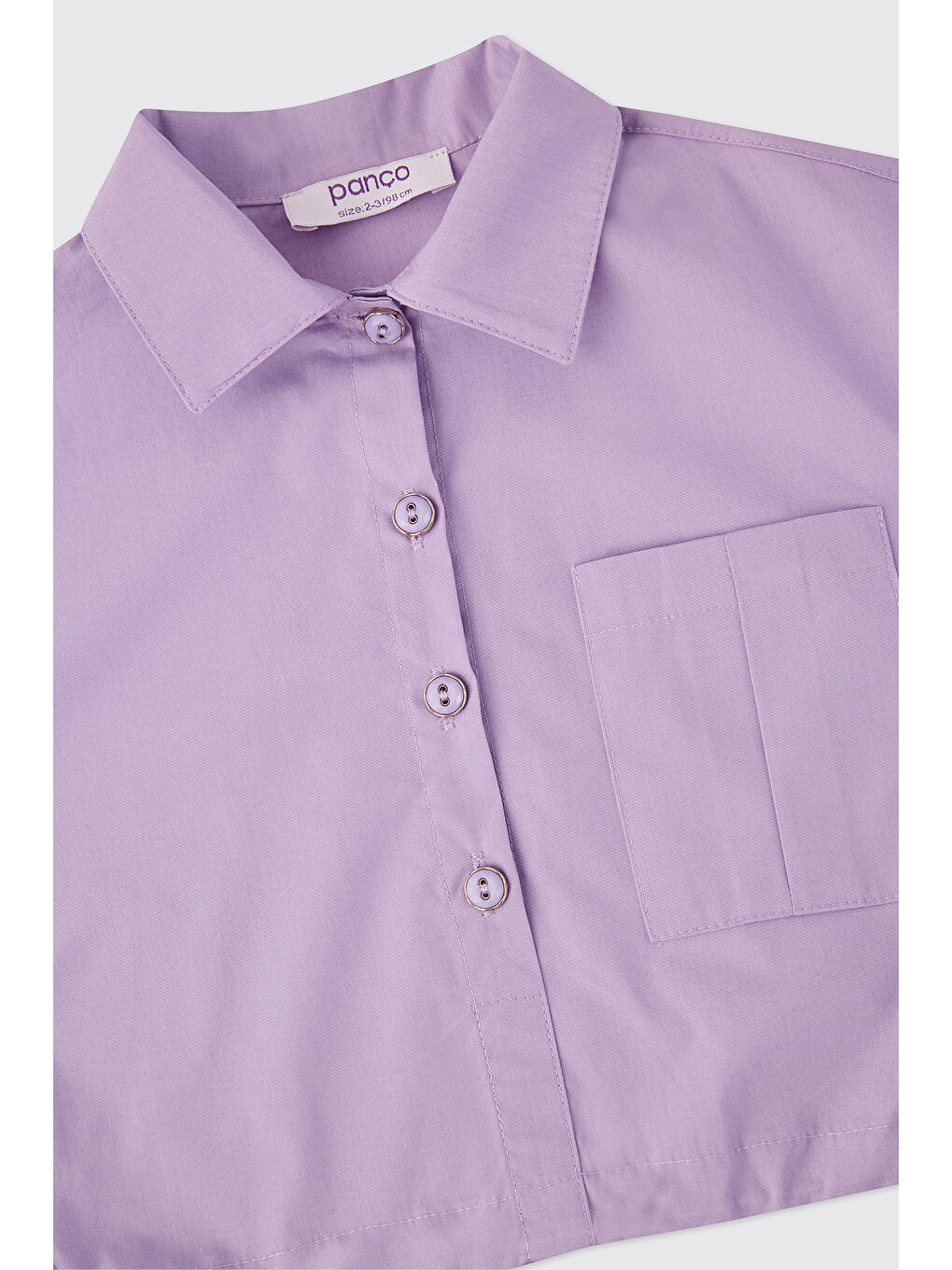 Kız Bebek Lila Gömlek-2