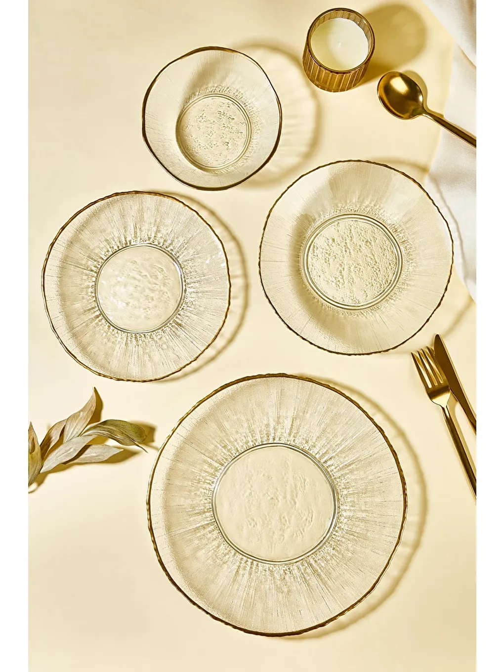 Renksiz Ekol 24 Parça Yemek Takımı - 6 Kişilik-1