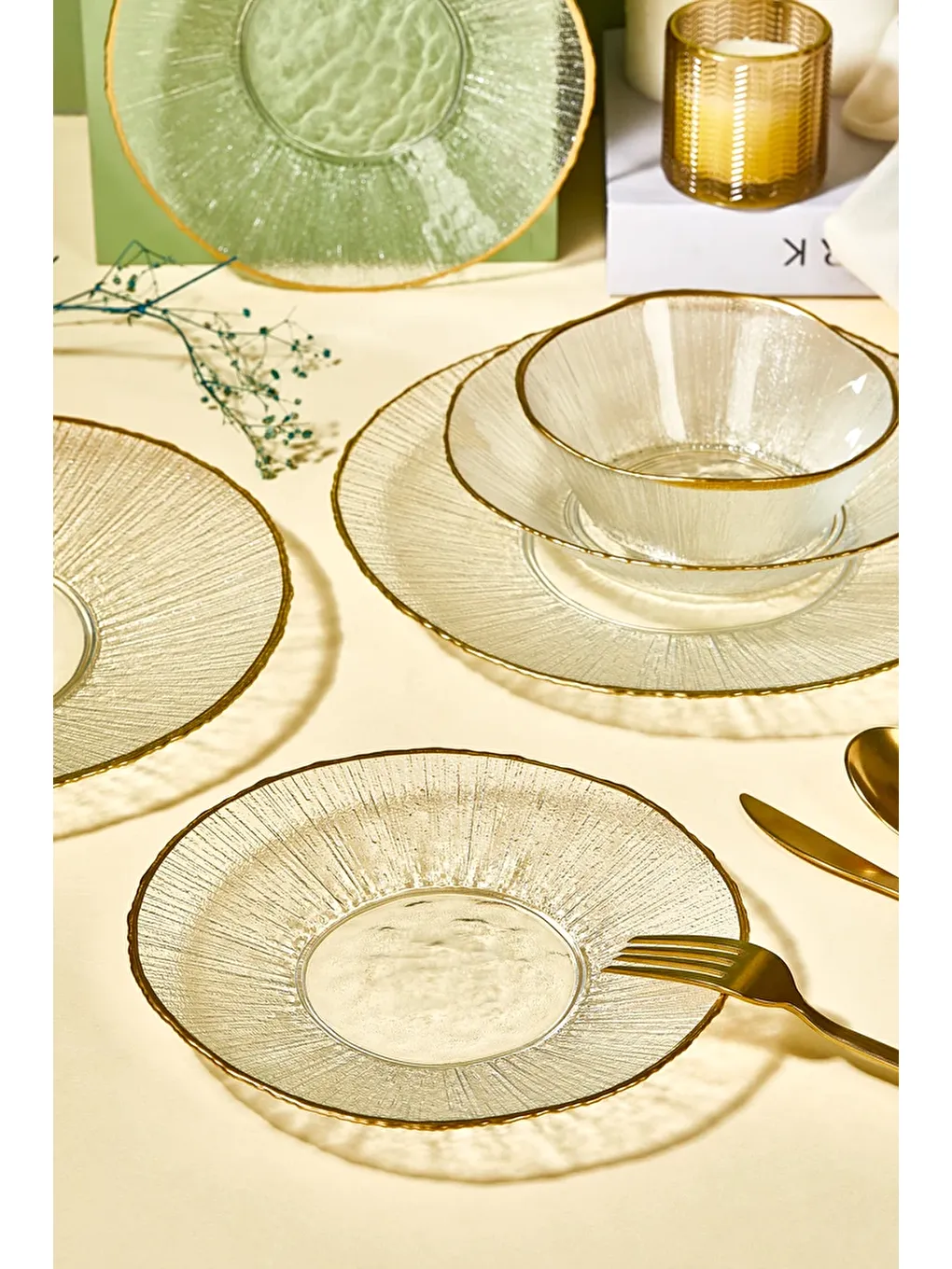 Renksiz Ekol 24 Parça Yemek Takımı - 6 Kişilik-2