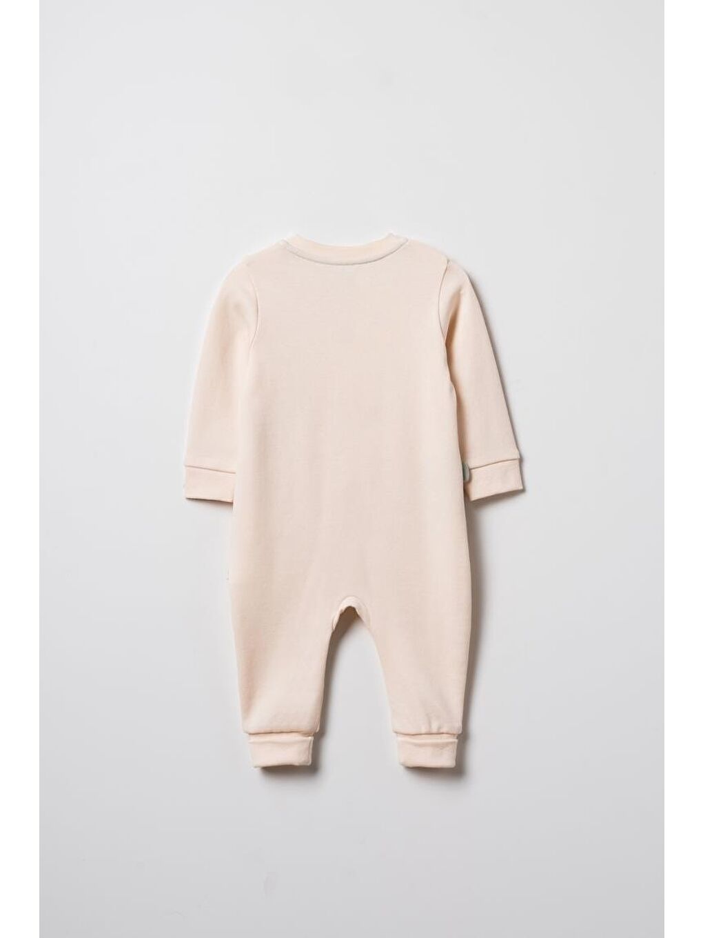 Ekru Bebek Tulum %100 Organik Pamuk , Bebek - Yenidoğan- csy8212-6