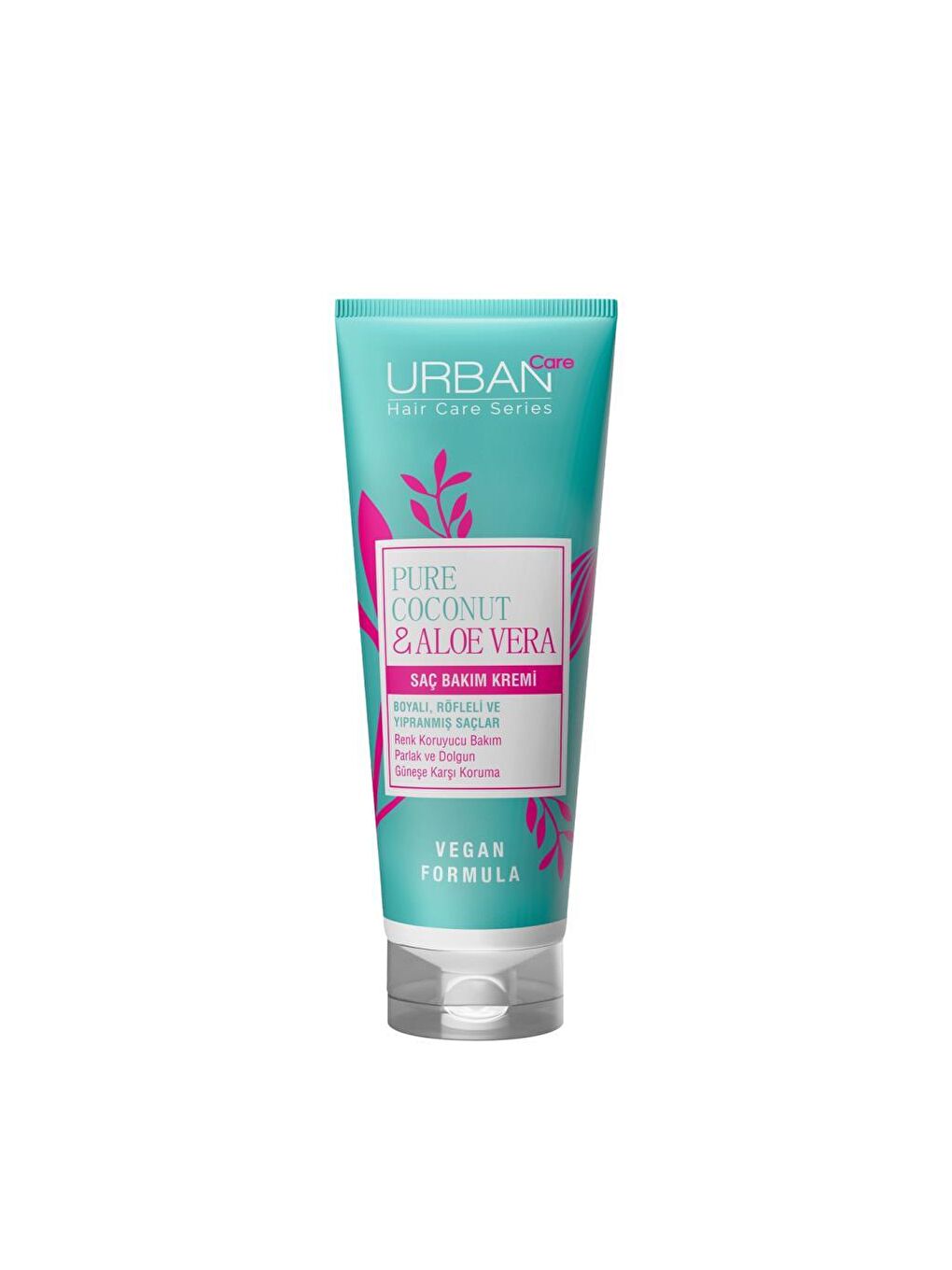 Urban Care Pure Coconut&Aloe Vera Boyalı Saçlara Özel Renk Koruyucu Saç Bakım Kremi-250ML-Vegan - 1