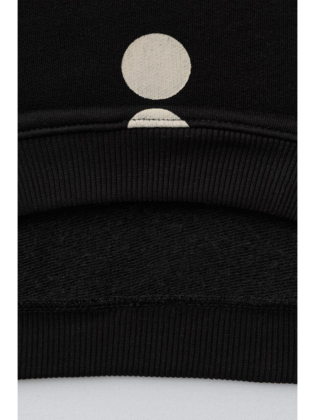 Kız Çocuk Pamuklu Siyah Puantiye Desenli Sweatshirt Tayt Alt-Üst Takım-6