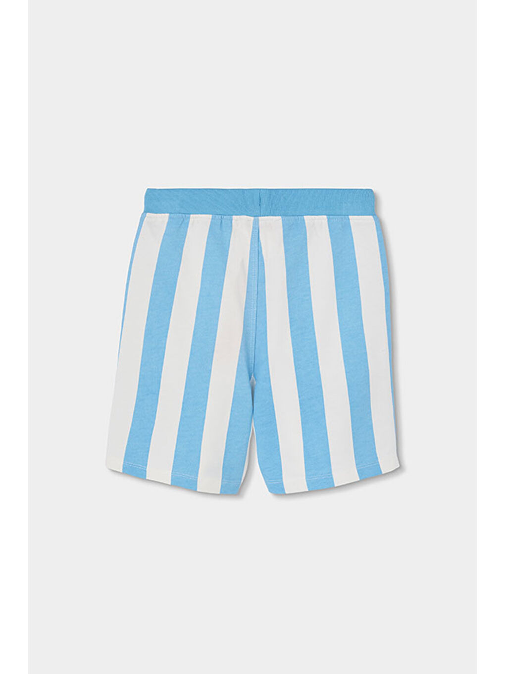 Çizgili Desenli Şort 2-6 Yaş Mavi-3