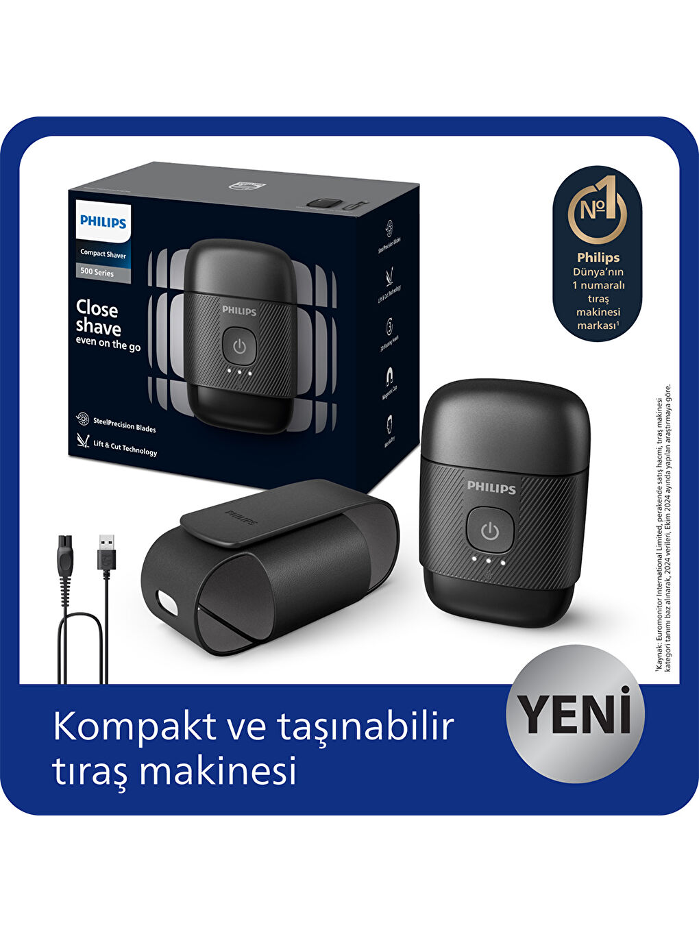 S591/05 500 Serisi Elektrikli Kompakt Tıraş Makinesi