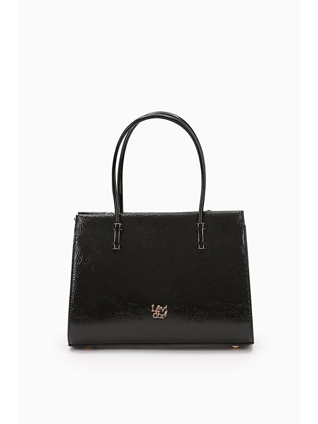 Siyah Kırışık Rugan Kadın El ve Omuz Çantası 930156