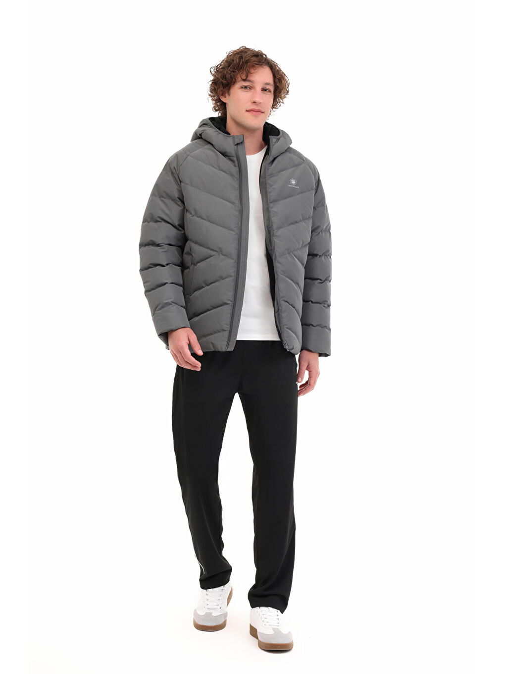 Gri ML ADALBERT COAT 5PR GRI Erkek Şişme Mont-2